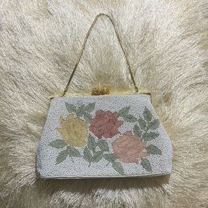Vintage Heavy Beaded Handbag